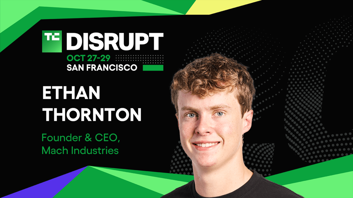 the-new-face-of-defense-tech-—-ethan-thornton-of-mach-industries-—-takes-the-ai-stage-at-techcrunch-disrupt-2025